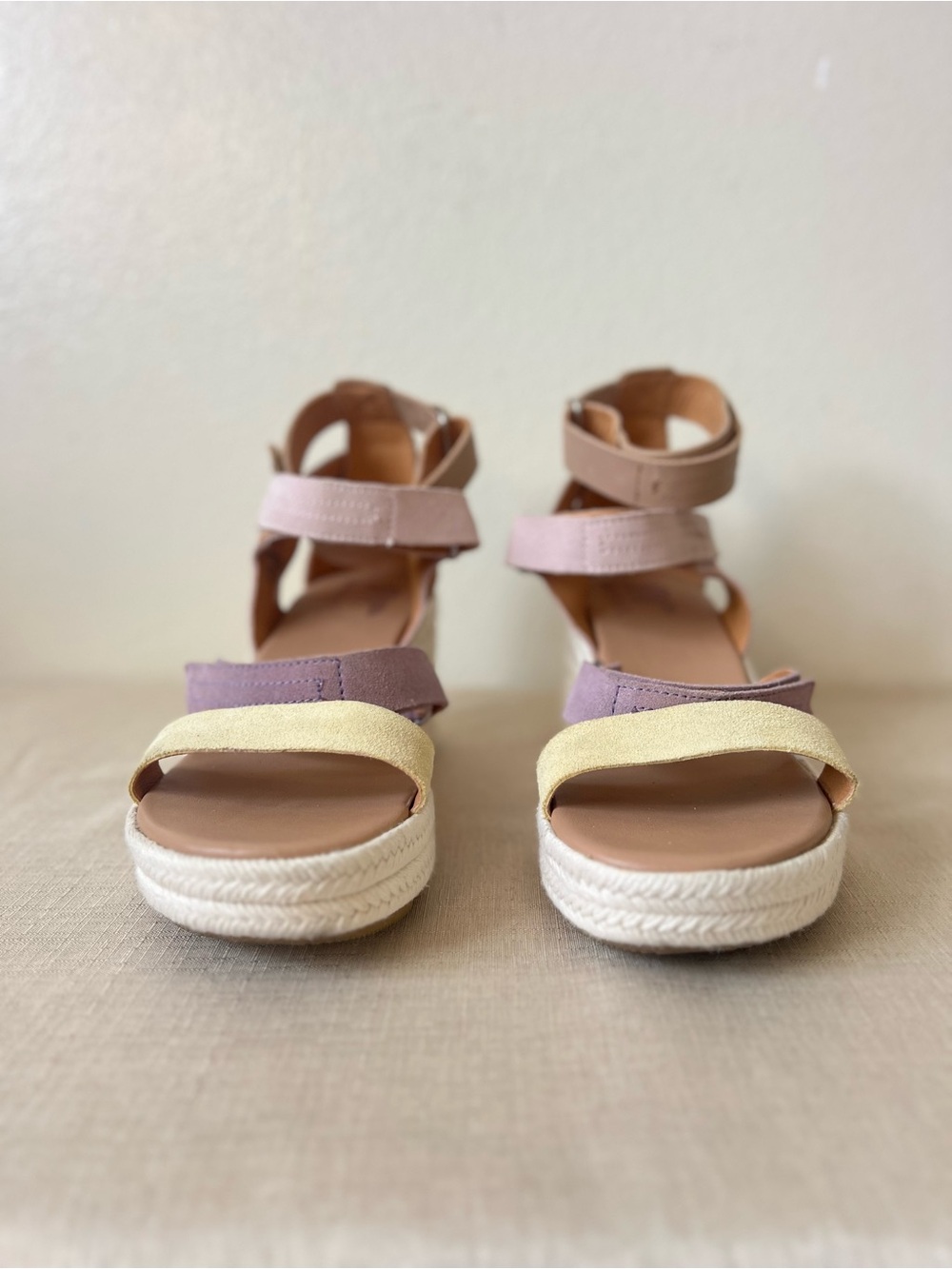 Sorel Pastel Multi-Strap Espadrille Wedge Sandals - Picture 6 of 7